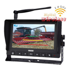 Car Monitor with Wireless Backup Camera Video Monitor Grain Car up to 4 Camera